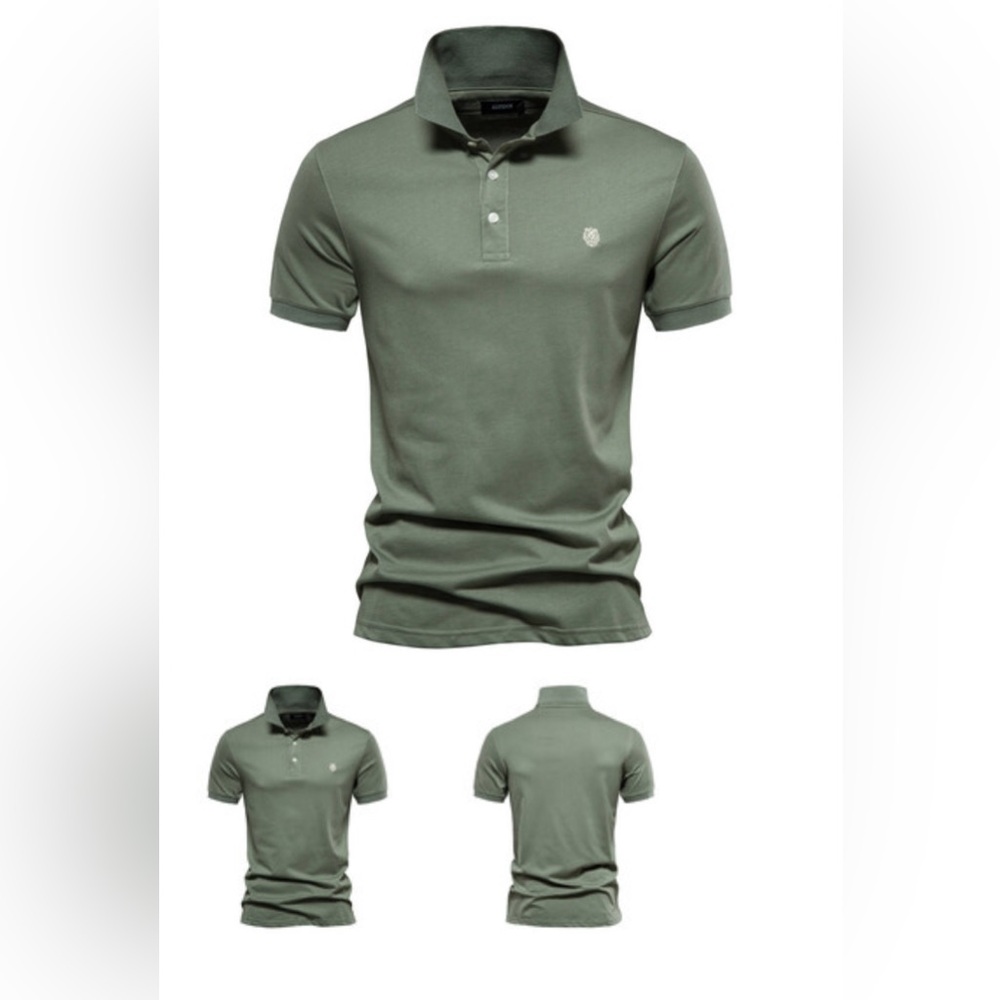 NEWVAY- Short Sleeve Polo Shirt - Picture 2 of 2